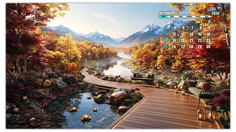 October 2026 Wallpaper in 1920×1080 Resolution: Desktop Inspiration